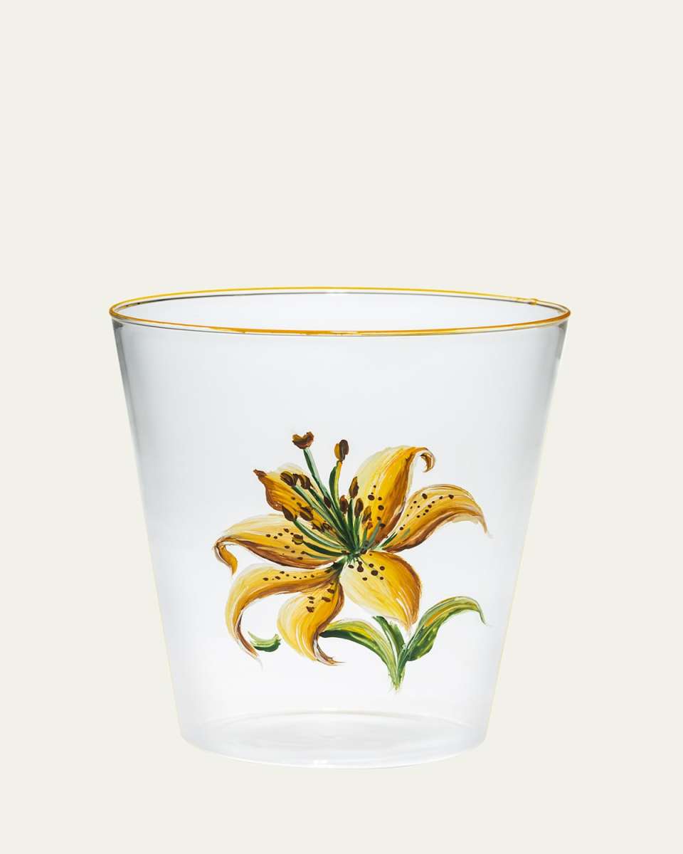 Lily Drinking Glass, 12 oz.